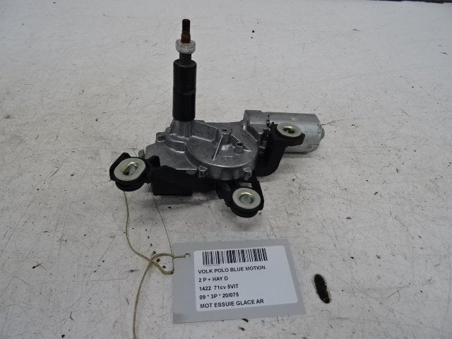 MOTEUR ESSUIE-GLACE ARRIÈRE Volkswagen Polo IV (9N1 / 2/3), Autos : Pièces & Accessoires, Utilisé, Volkswagen