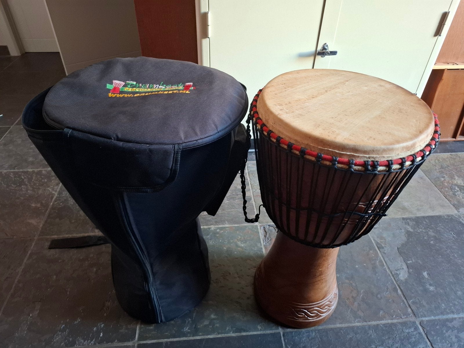 Djembe, Muziek en Instrumenten, Ophalen, Zo goed als nieuw, Trommel
