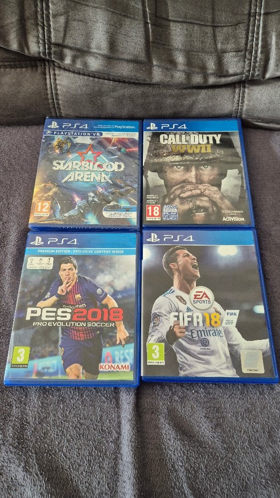 4x Jeux PS4, Consoles de jeu & Jeux vidéo, Enlèvement, Comme neuf