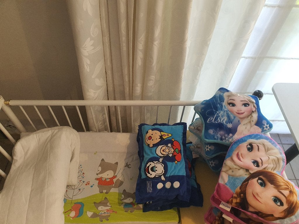 vintage babybed, Ophalen, Gebruikt