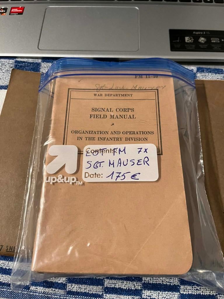 Manuels de terrain de regroupement WW2, Collections, Objets militaires | Seconde Guerre mondiale, Enlèvement ou Envoi, Armée de terre