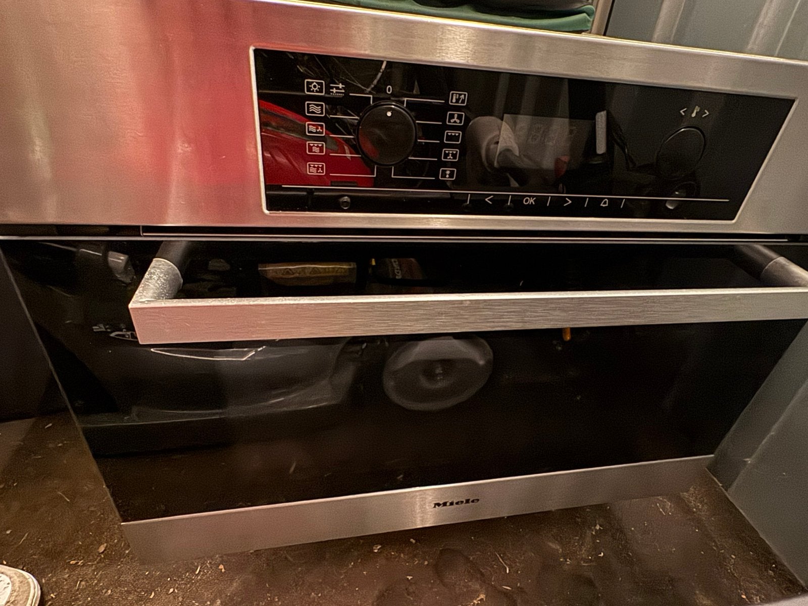 Miele H5040BM combi oven, Encastré, Enlèvement, Utilisé, Miele