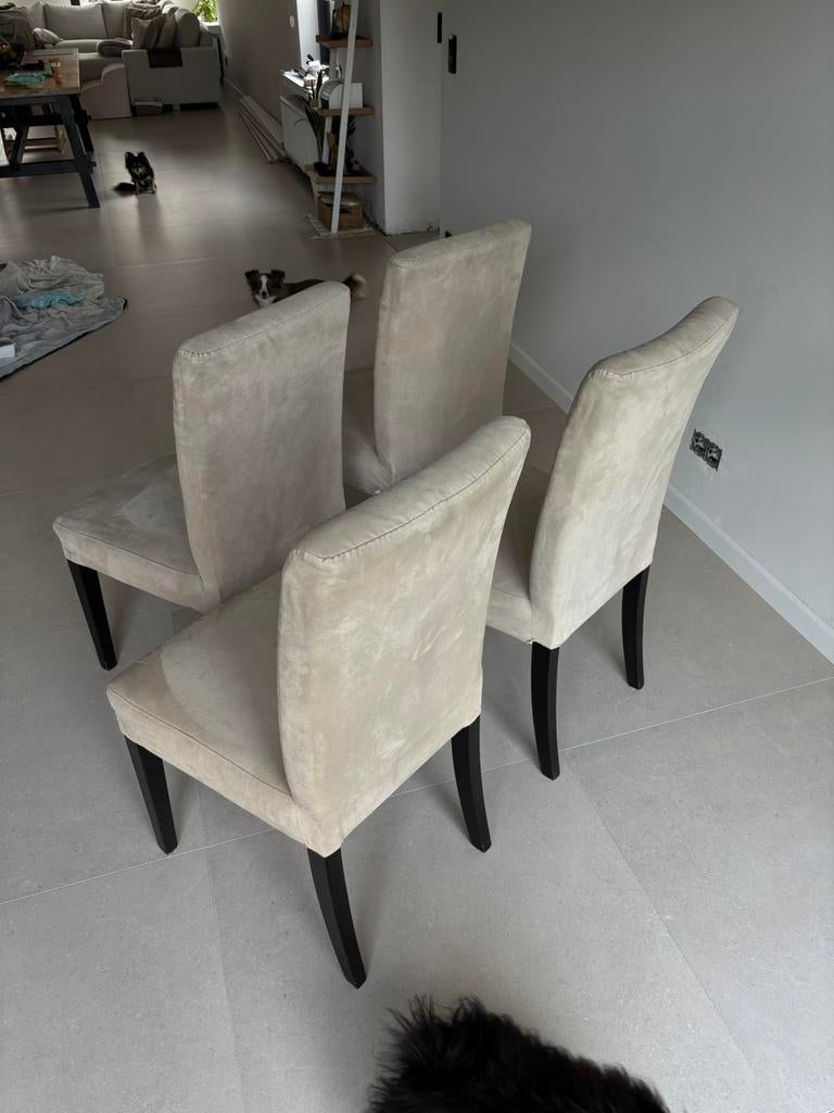 Eetkamerstoelen 8 stuks, Ophalen, Zo goed als nieuw, Overige kleuren, Vijf, Zes of meer stoelen