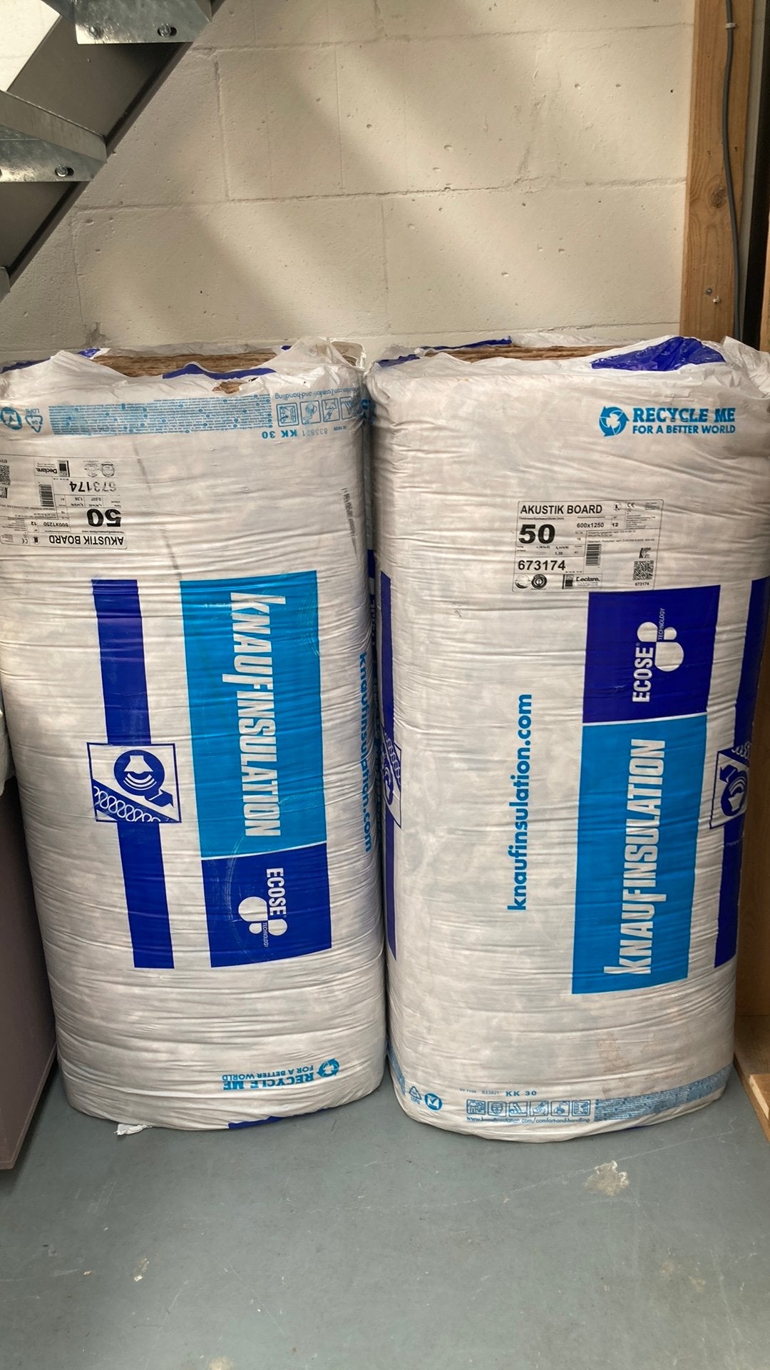 Knauf acoustic isolatie 600x1250 nieuw, Enlèvement, Neuf