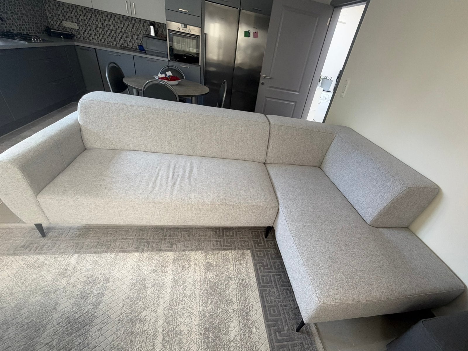 Hoek Zetel, Huis en Inrichting, Ophalen, Nieuw, Stof, Hoekzetel met lounge