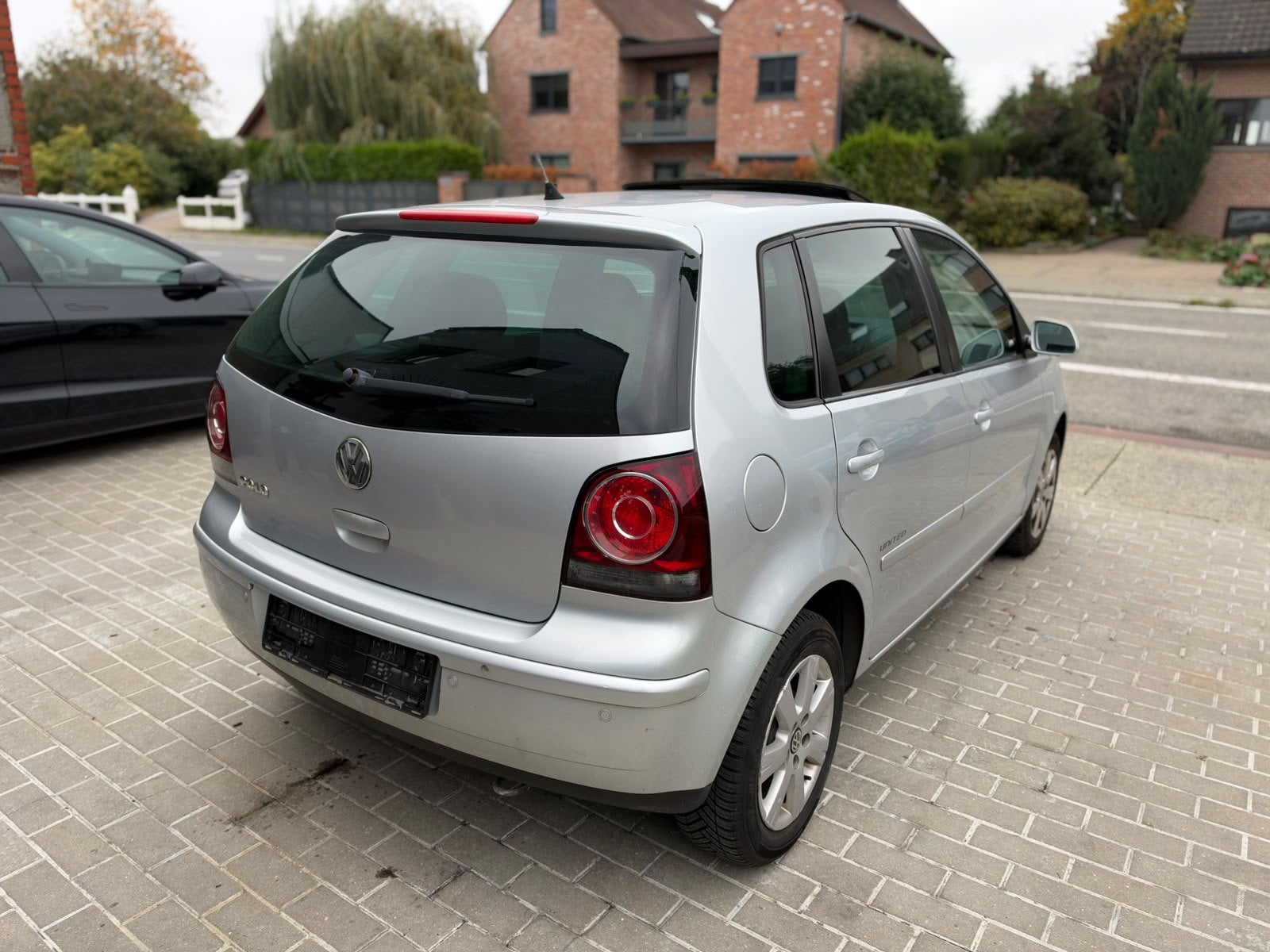 Volkswagen Polo 1.2 Essence–2008–158.000 km–Toit ouvrant, Autos, Achat, Entreprise, Boîte manuelle, Noir