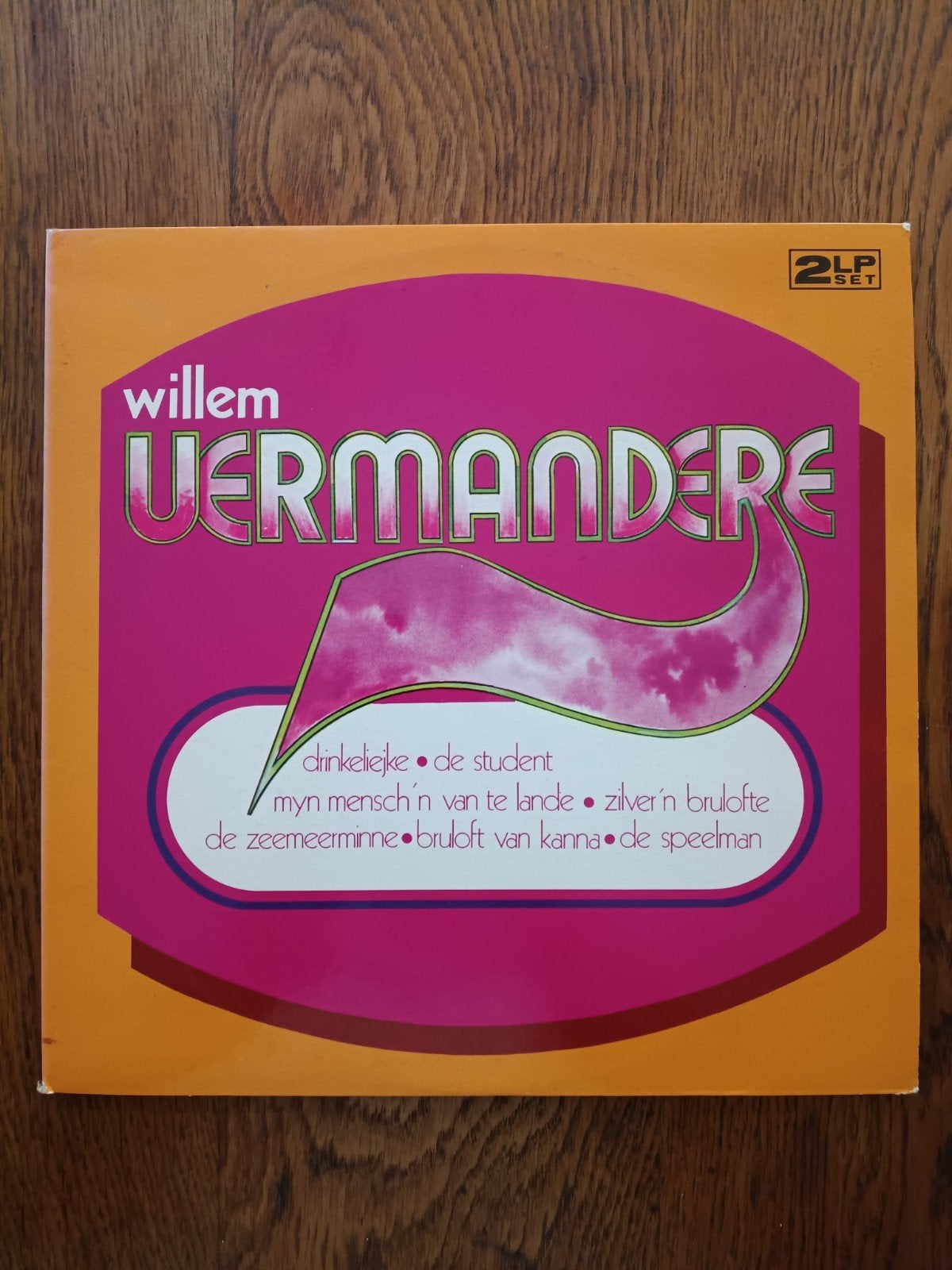 33 T dubbele vinyl Willem Vermandere, Gebruikt, Overige formaten, Ophalen of Verzenden, Dubbel-LP