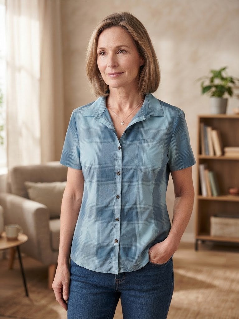 shirt , blouse korte mouwen van decathlon, Decathlon, Enlèvement ou Envoi, Neuf, Bleu