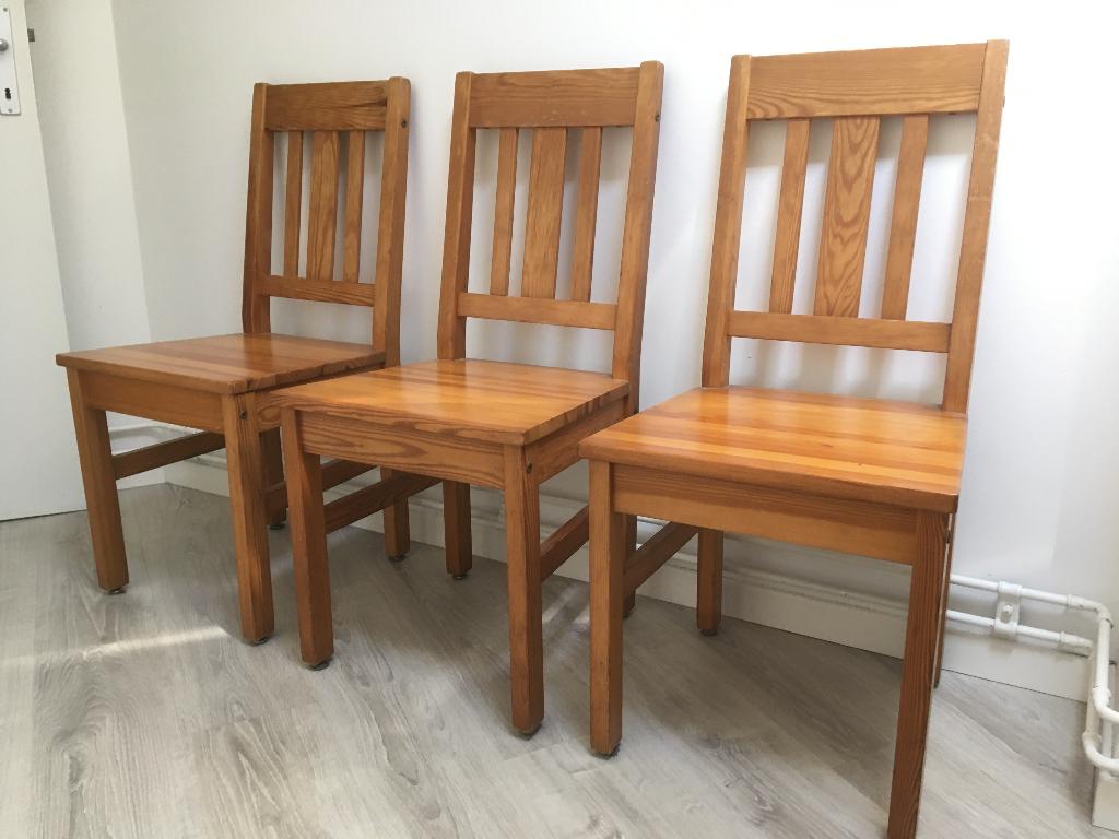 Houten stoelen, Huis en Inrichting, Ophalen, Gebruikt