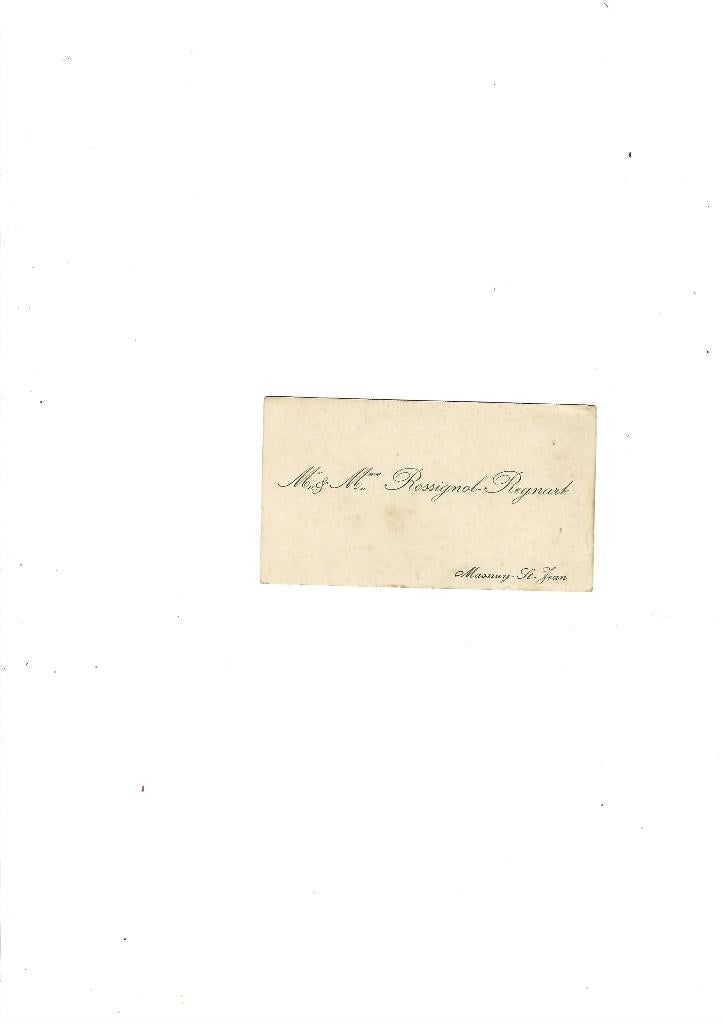 Carte de visite ancienne, Enlèvement ou Envoi, Carte de visite