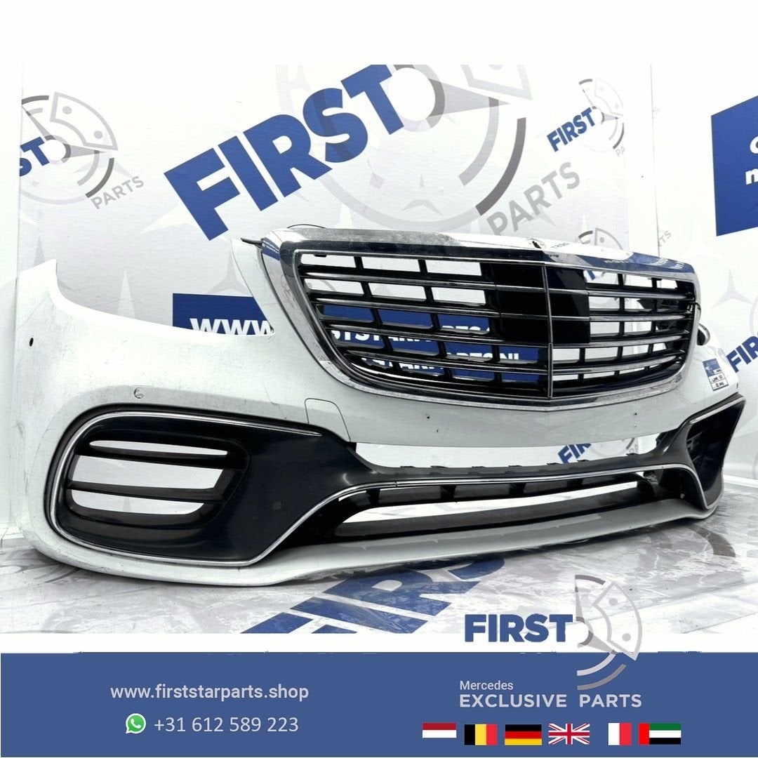 W222 Facelift S63 S65 AMG Voorbumper Origineel Mercedes 2018, Utilisé, -, Avant, -