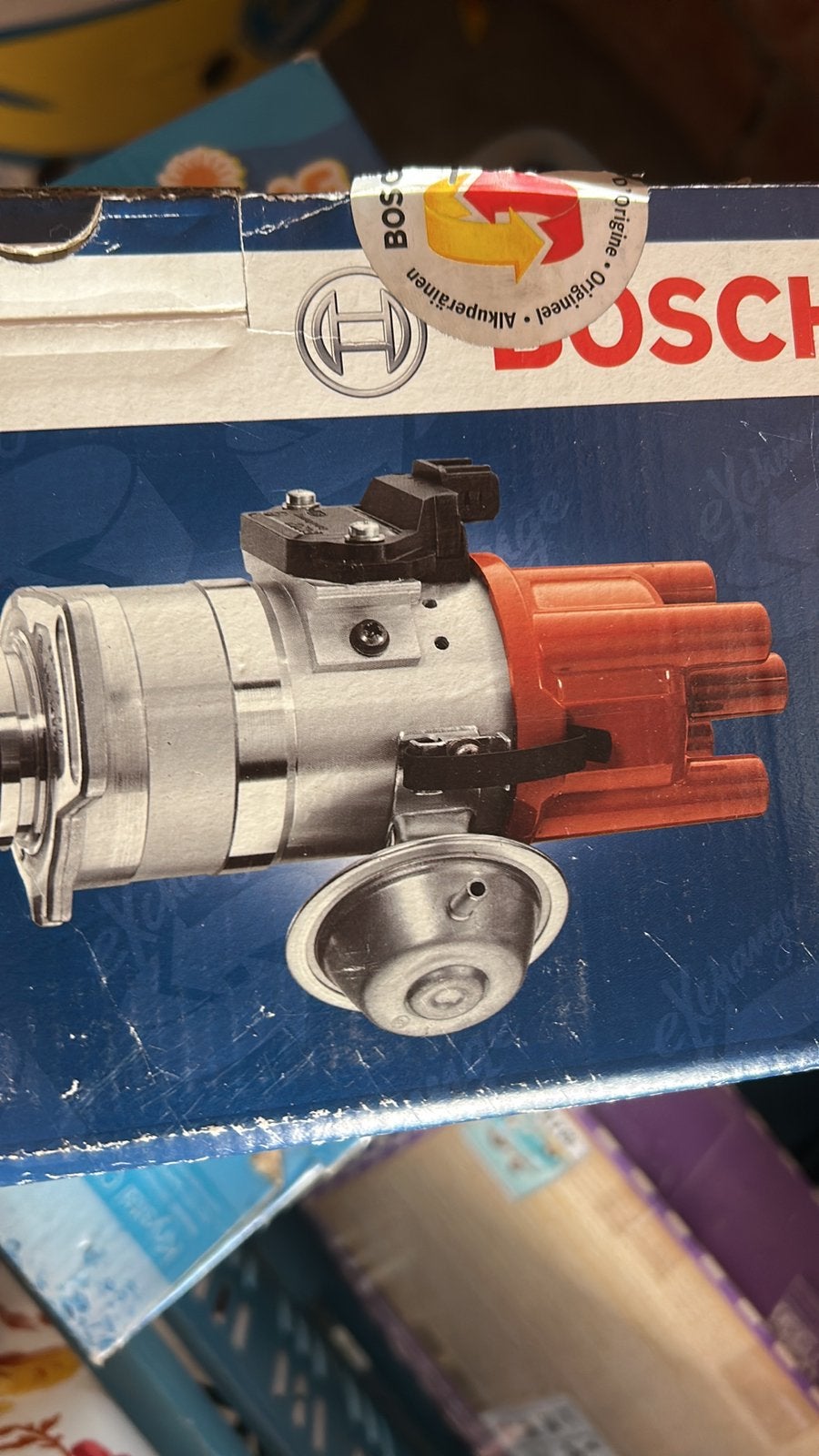 Bosh stroomverdeler, Ophalen