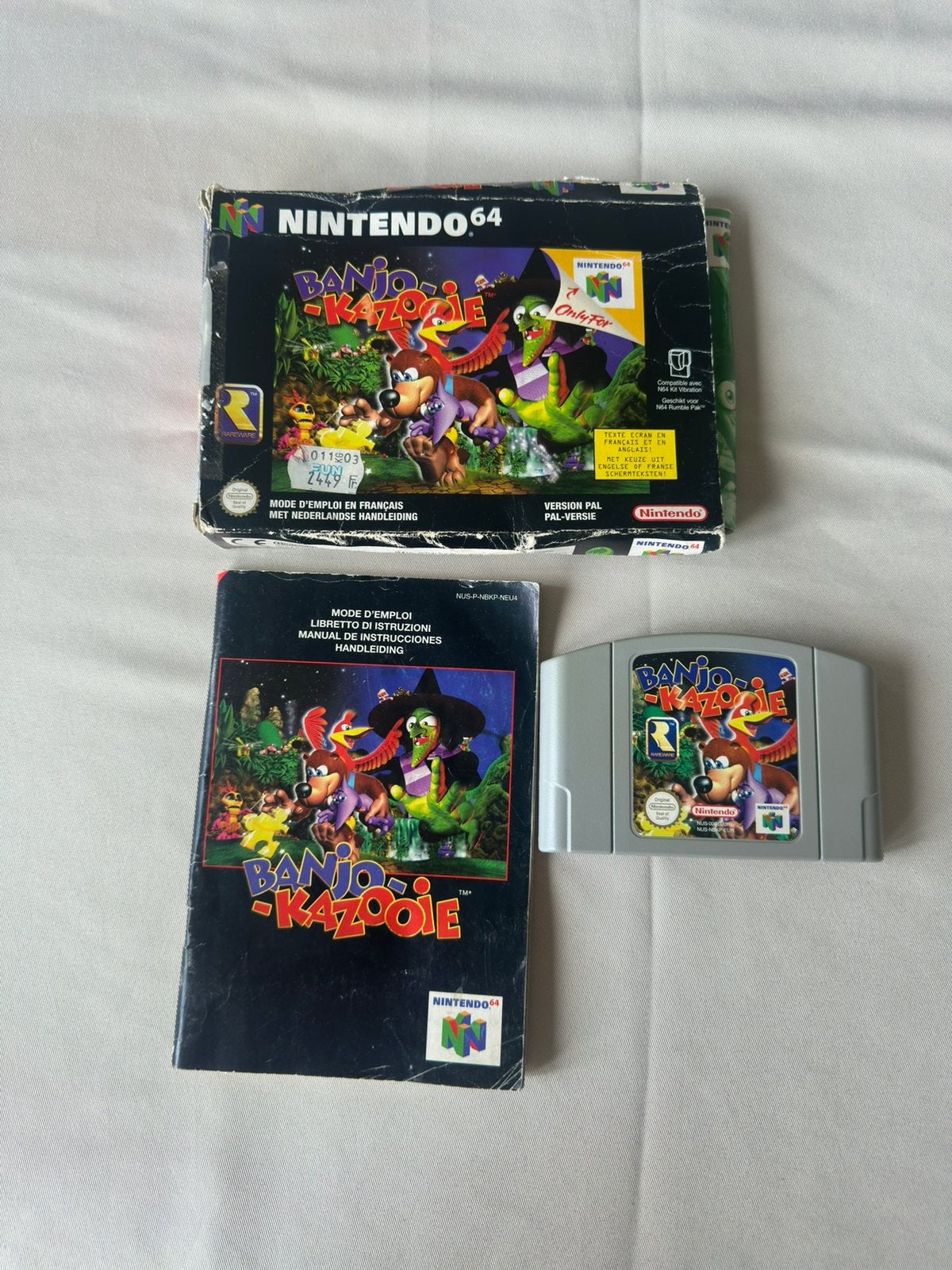 Banjo-Kazooie N64 — Compleet in doos, Games en Spelcomputers, Games | Nintendo 64, Ophalen