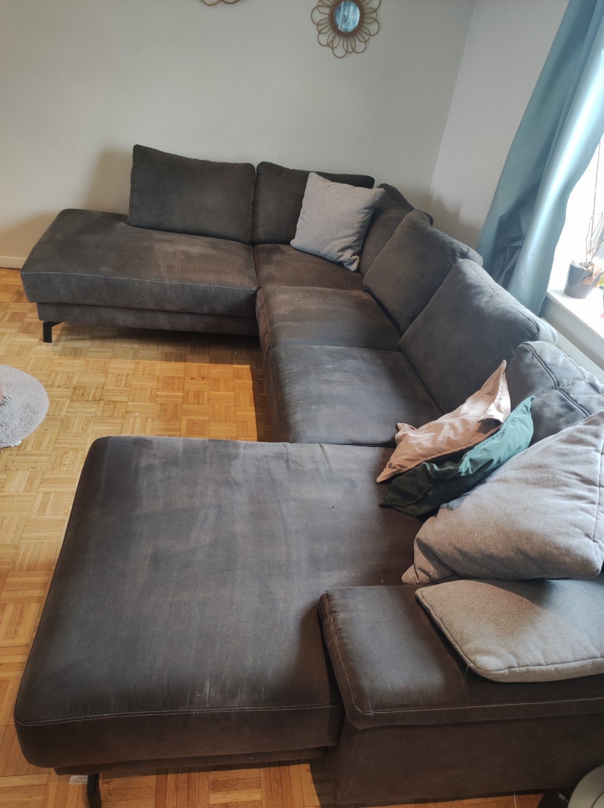 salon en U, Ophalen, Zo goed als nieuw, Stof, Salon en U