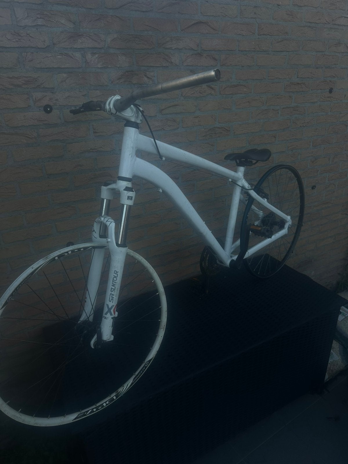 Fiets onderdelen voor een leuk project, Fietsen en Brommers, Ophalen, Frame, Gebruikt, Aluminium