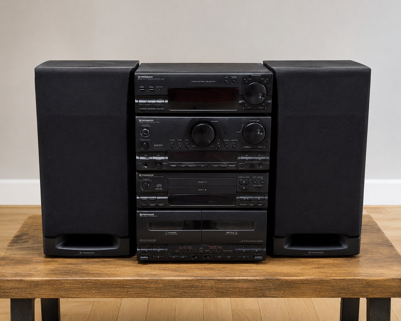 Pioneer Vintage Stereo Set – Compleet & Werkend, Audio, Tv en Foto, Stereoketens, Ophalen, Zo goed als nieuw, Cassettedeck, Pioneer