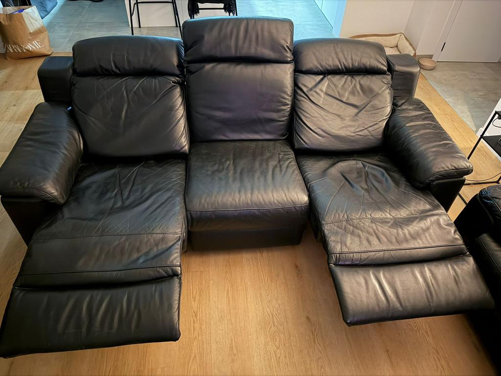 Lederen salon gratis af te halen, Ophalen, Gebruikt, Leer