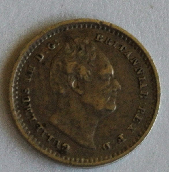 VERENIGD KONINKRIJK WILLIAM IV 1834 1-1/2 PENCE ZILVER, Ophalen of Verzenden, Overige landen, Losse munt, Zilver