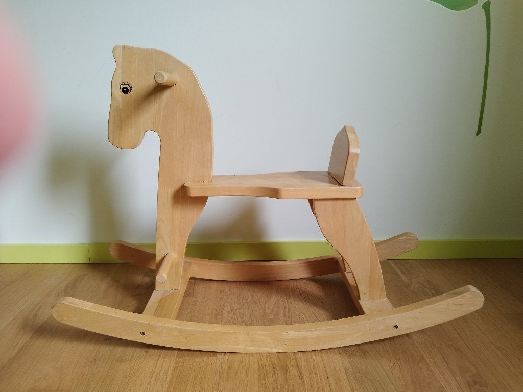 Houten schommelpaard, Ophalen, Gebruikt, Rij- of Hobbelspeelgoed