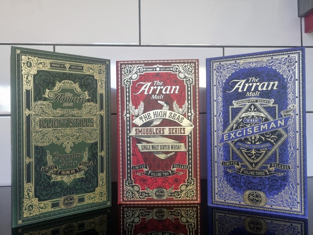 Arran Smugglers' Series trilogy, Ophalen