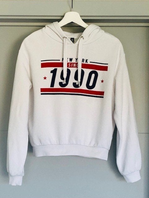 Pull - hoodie met capuchon maat M, Maat 38/40 (M), H&M, Wit, Ophalen of Verzenden