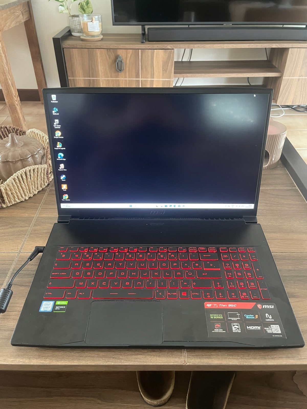 MSI GF75 THIN 95C, Ophalen, 8 GB, Zo goed als nieuw, Gaming