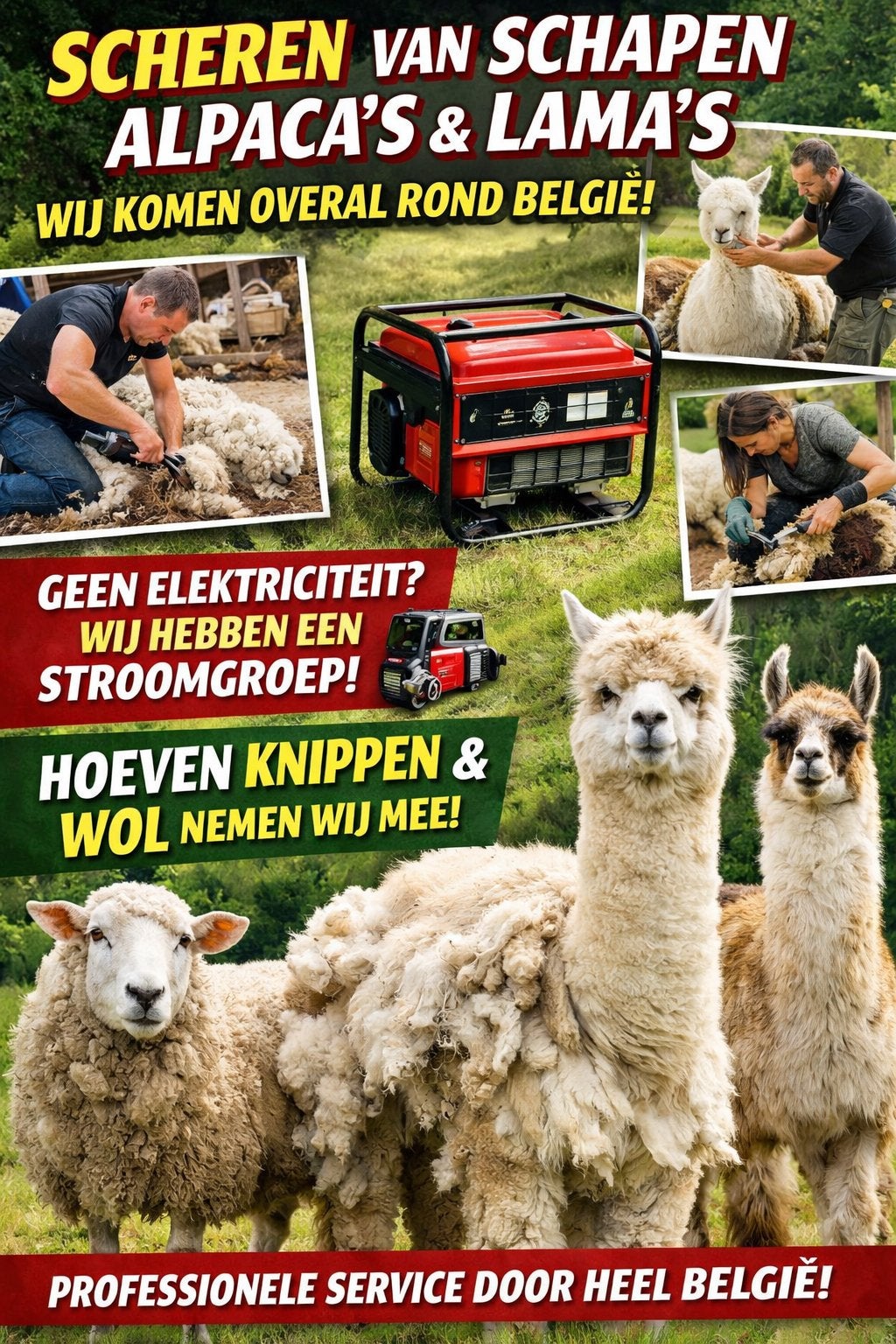 SCHEREN VAN SCHAPEN, ALPACA’S & LAMA’S, Dieren en Toebehoren