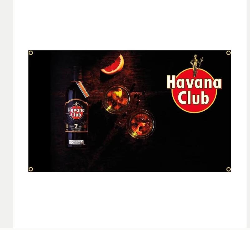 Grote vlaggen Havana Club (150x90cm), Ophalen of Verzenden, Nieuw