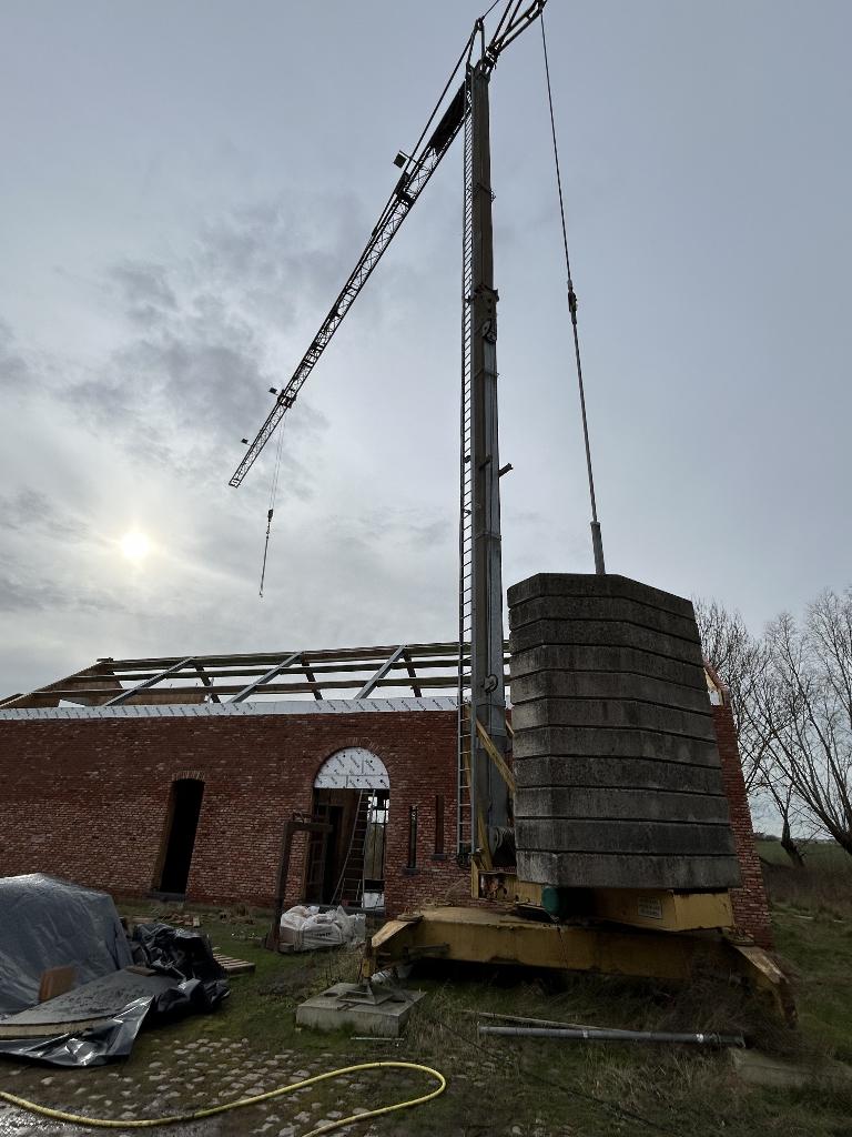 Comedil CBR 32 snelmontagekraan, torenkraan, bouwkraan, Ophalen, Hijswerktuig
