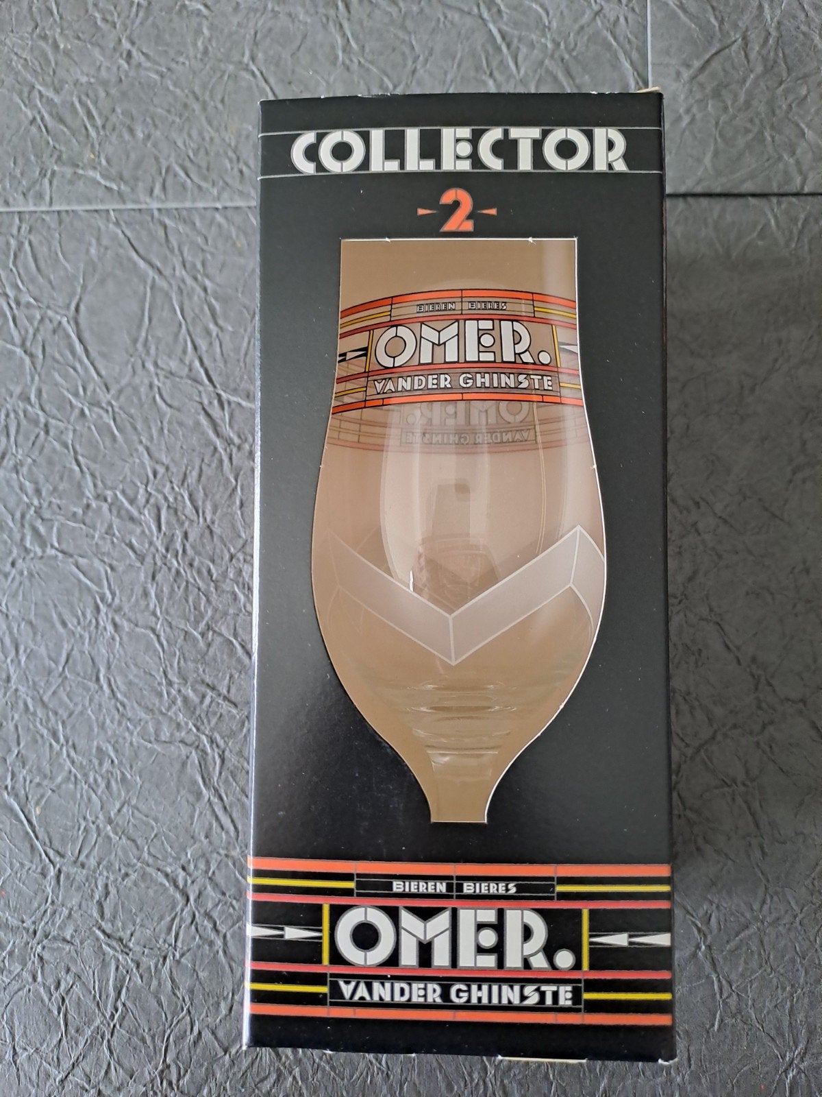 Omer glas Collector 2 in originele verpakking, Ophalen of Verzenden