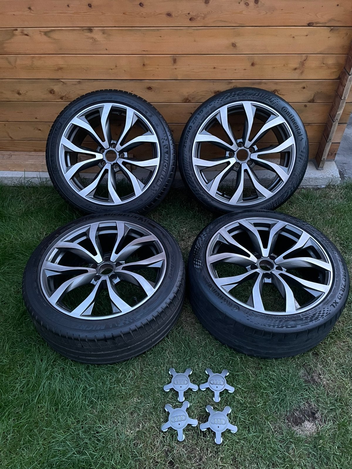 Jantes 19 pouces 5x112 avec pneus 255/40/19/jantes Audi, Pneus et Jantes, 255 mm, Pneus été, 19 pouces