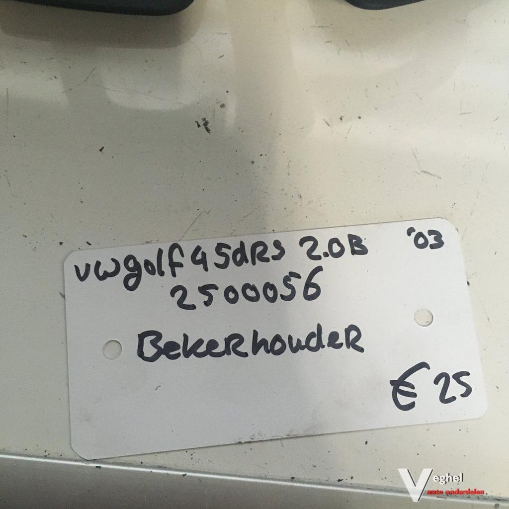 Vw Golf 4 2003  5drs 2.0 B Wagennr 2500056   Bekerhouder, Auto-onderdelen, Gebruikt, -, -, Ophalen of Verzenden