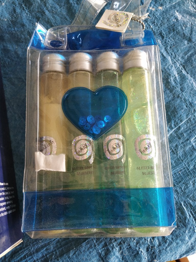 cadeau tasje met bad en verzorgingsproducten glitter nieuw, Ophalen of Verzenden, Nieuw
