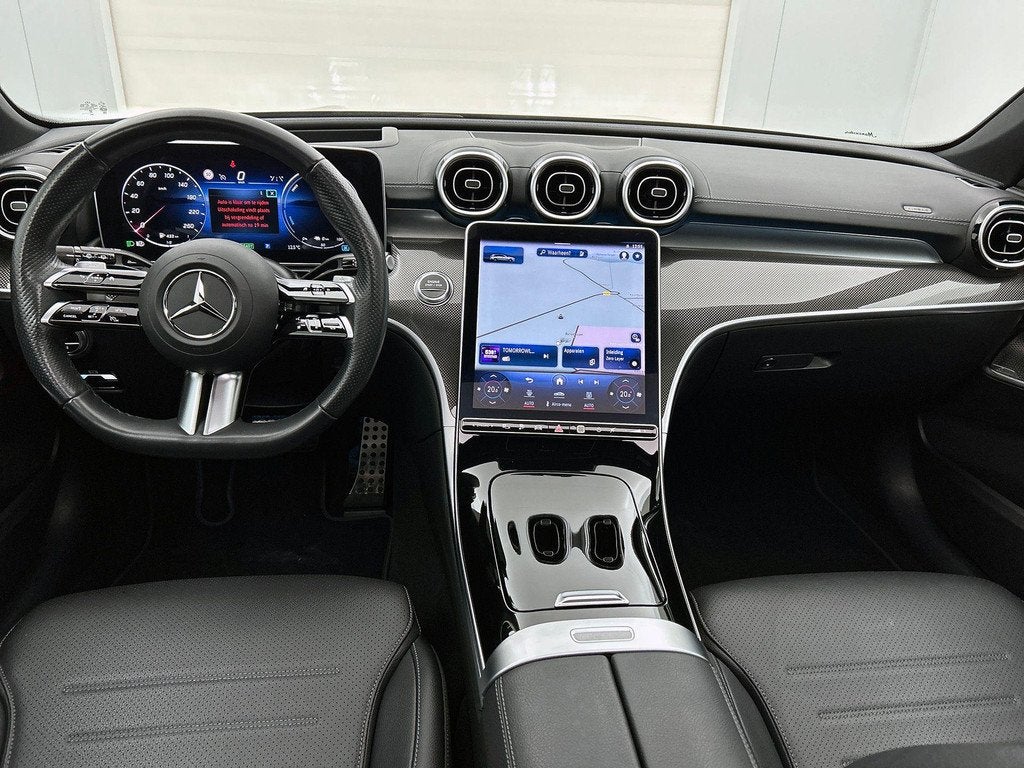Mercedes-Benz C-klasse 300 de Break AMG Line | Panoramisch D, Autos, Entreprise, Hybride Électrique/Diesel, 5 portes, 13 g/km