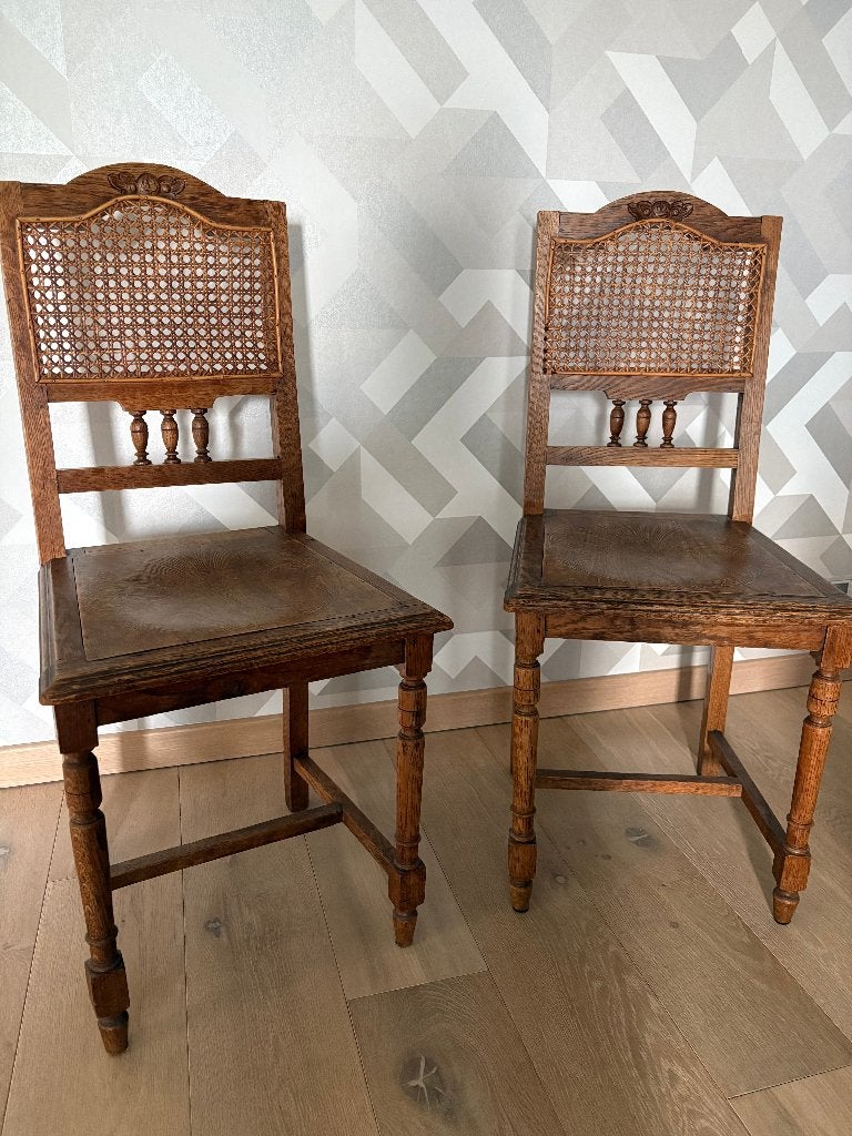 Set van 2 Luterma stoelen (Estland), Antiek en Kunst, Antiek | Meubels | Stoelen en Sofa's, Ophalen