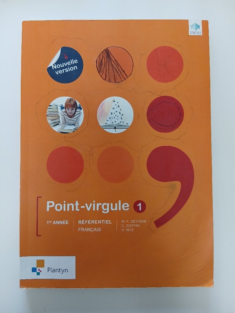 Point-virgule 1 - 1re année - référentiel français, Plantyn, Français, Enlèvement, Utilisé