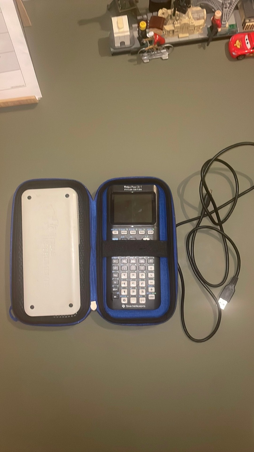 TI-84 Plus CE-T Python Edition met hoes en lader, Diversen, Ophalen, Grafische rekenmachine, Zo goed als nieuw