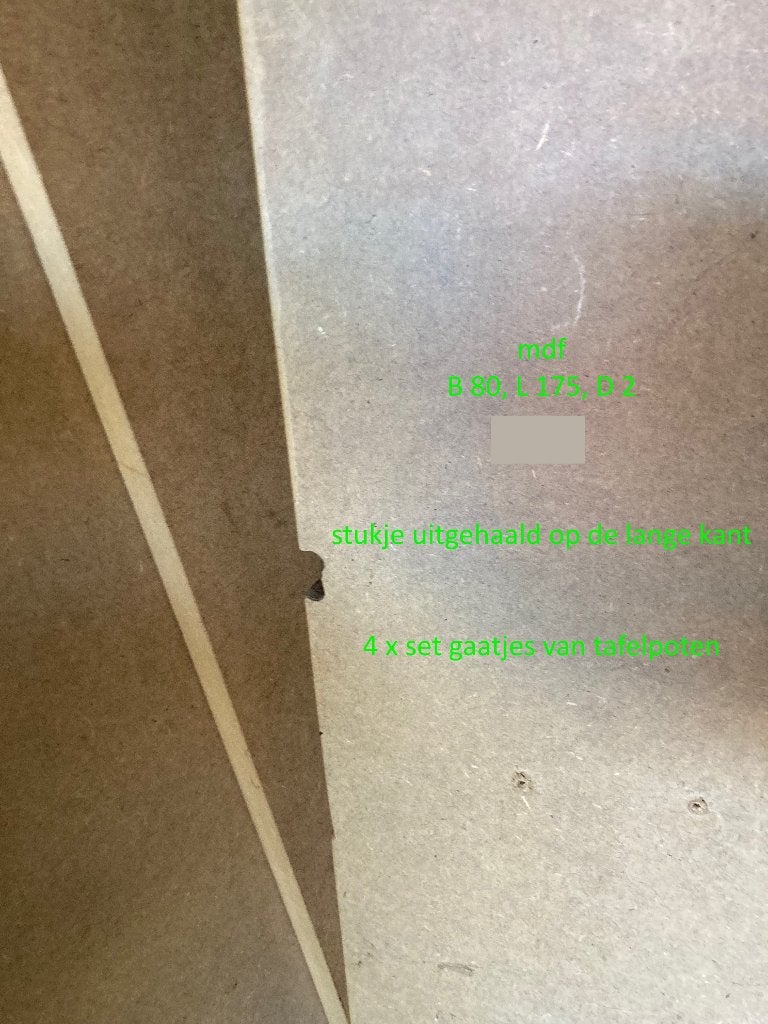 mdf platen, Doe-het-zelf en Bouw, Ophalen