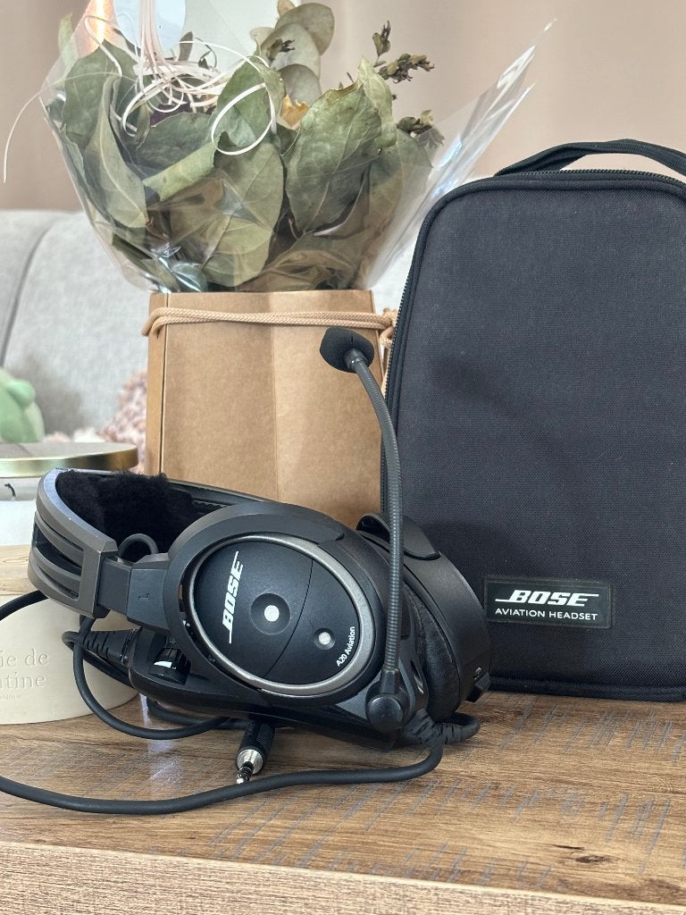 Bose A20 Aviation — Bluetooth / ANR / Double Jack GA, Bluetooth, Enlèvement, Bose, Noir