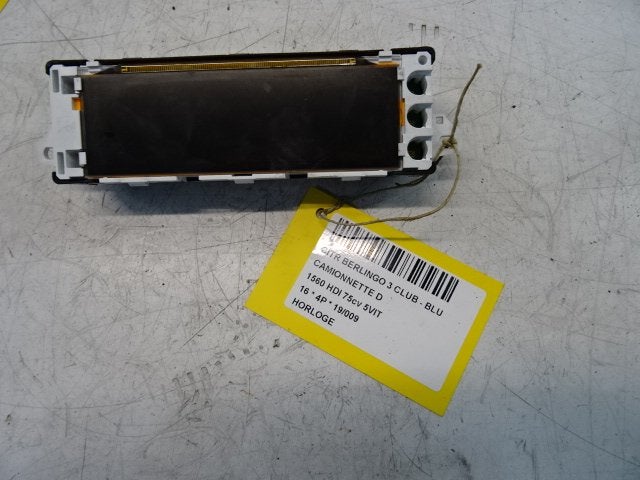 HORLOGE Citroën Berlingo (01-2008/04-2021) (980730708000), Citroën, Mevr. I. Hauben, Utilisé, Rue de l'Espoir 34 34
4030  GRIVEGNÉE, BE