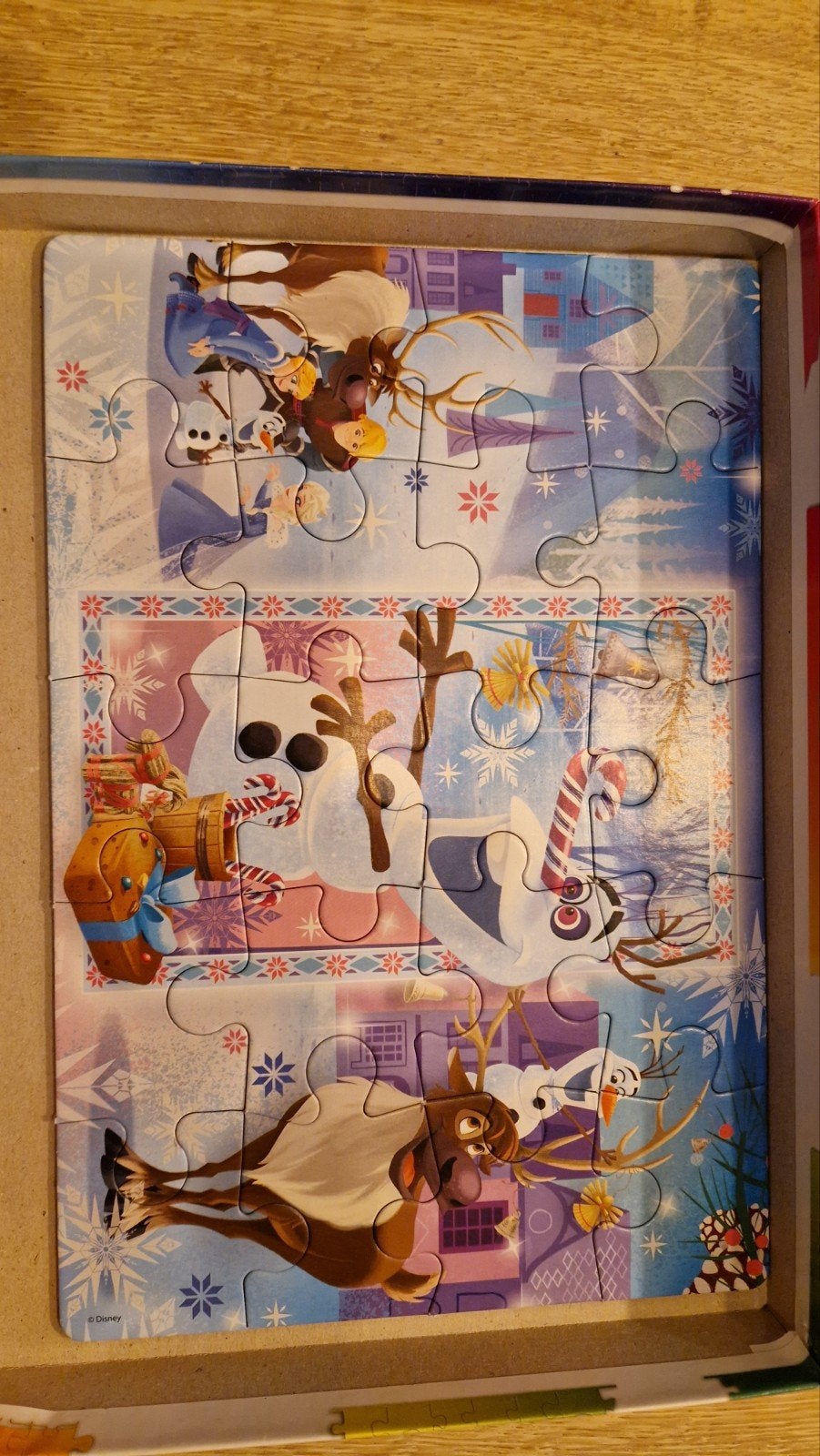 Puzzles Reine des Neiges, Enlèvement, 10 à 50 pièces, Comme neuf, 2 à 4 ans