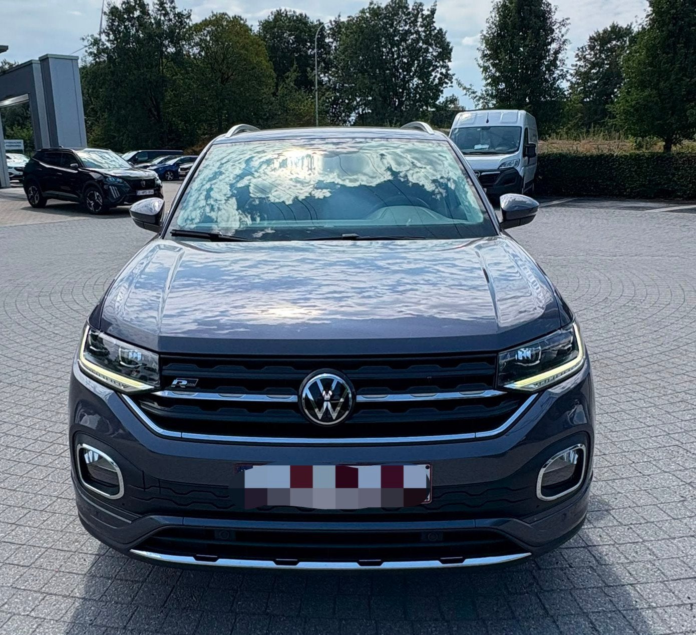 Volkswagen T-cross R-line AUTOMAAT #benzine #euro6 GARANTIEA, Auto's, Volkswagen, Automaat, T-Cross, Euro 6, Blauw