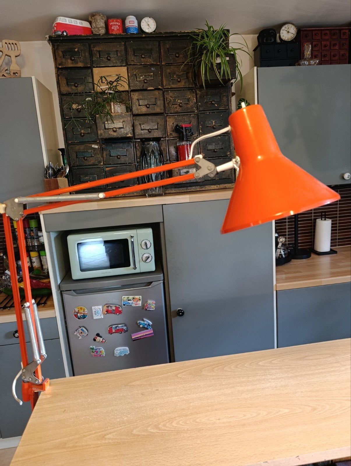 Lampe d'architecte vintage bureau à pince, Maison & Meubles, Lampes | Autre, Enlèvement ou Envoi