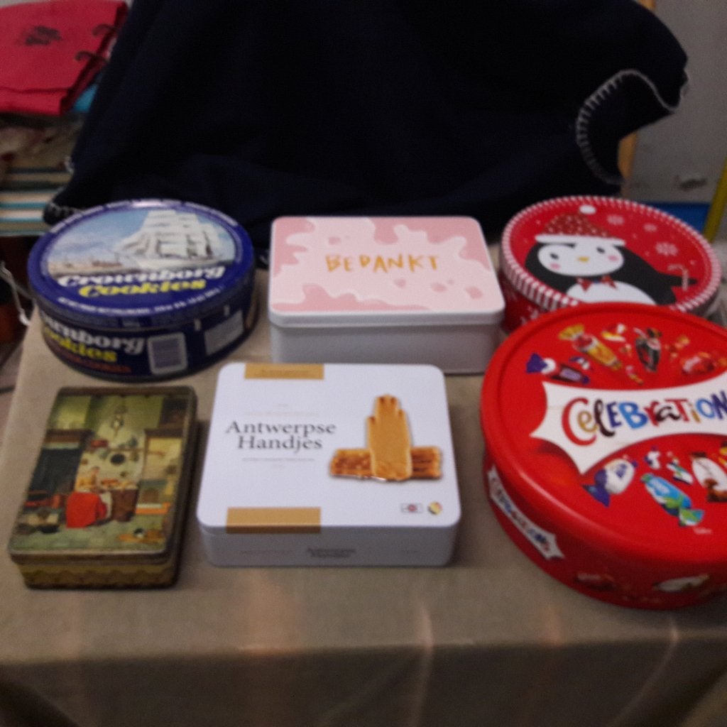 blikken dozen, Ophalen, Nieuw, Overige materialen