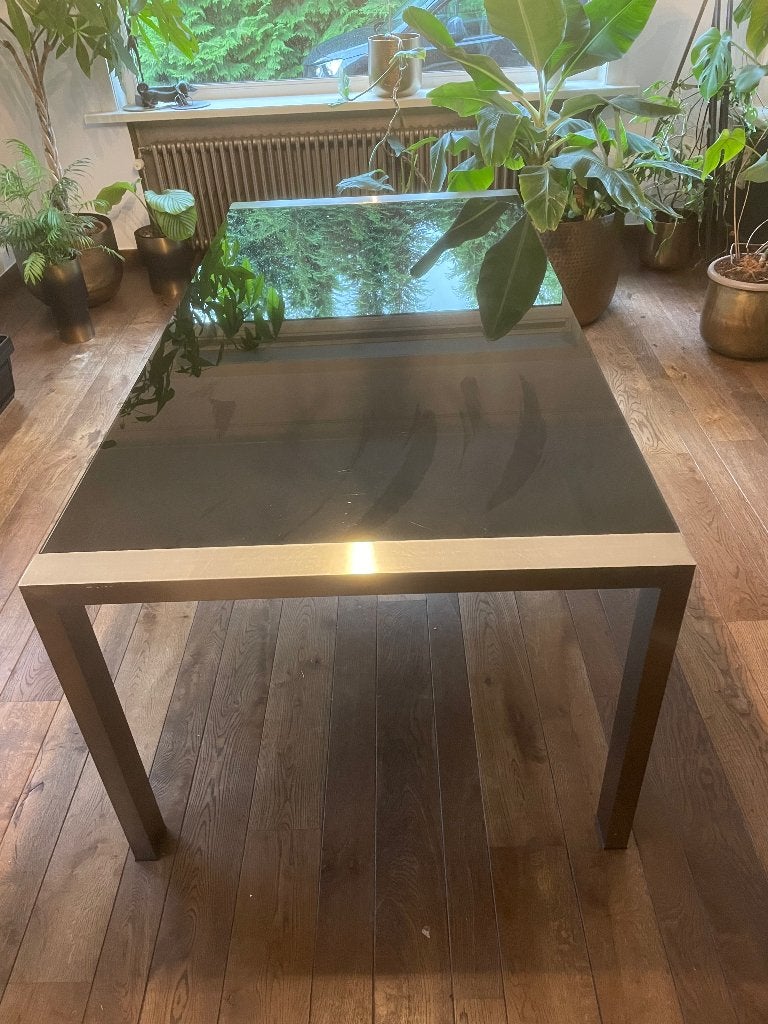 Design eetkamertafel, Huis en Inrichting, Tafels | Eettafels, Ophalen, 100 tot 150 cm, 200 cm of meer, Zo goed als nieuw
