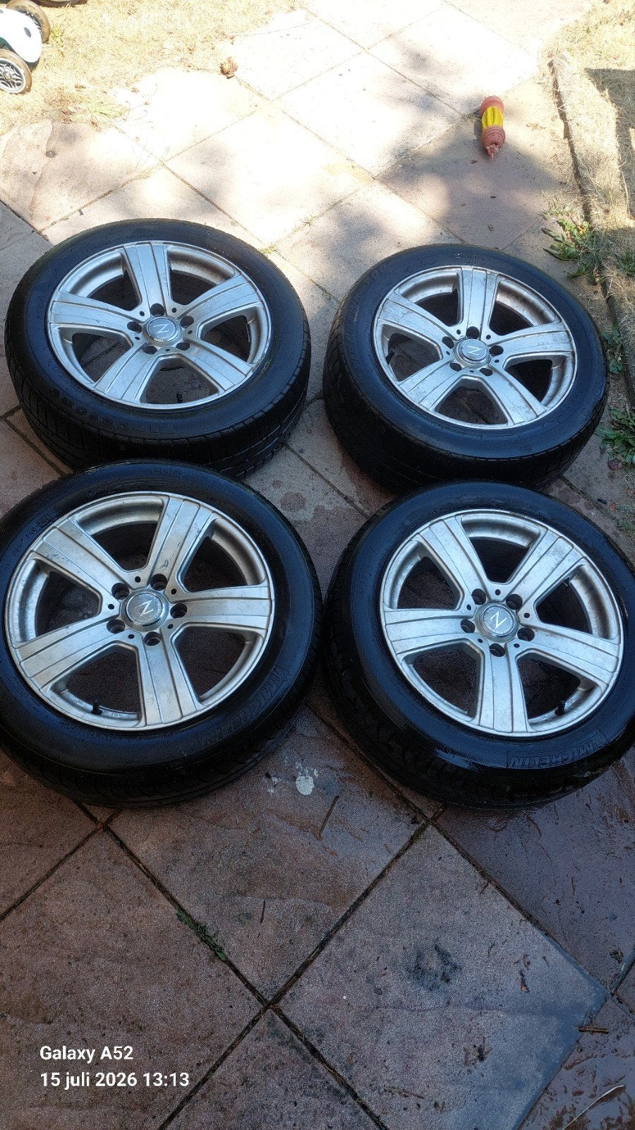 Aluminium velgen van merk zilion voor mercedes benz, Auto-onderdelen, Banden en Velgen, Ophalen, Gebruikt, 16 inch, 205 mm