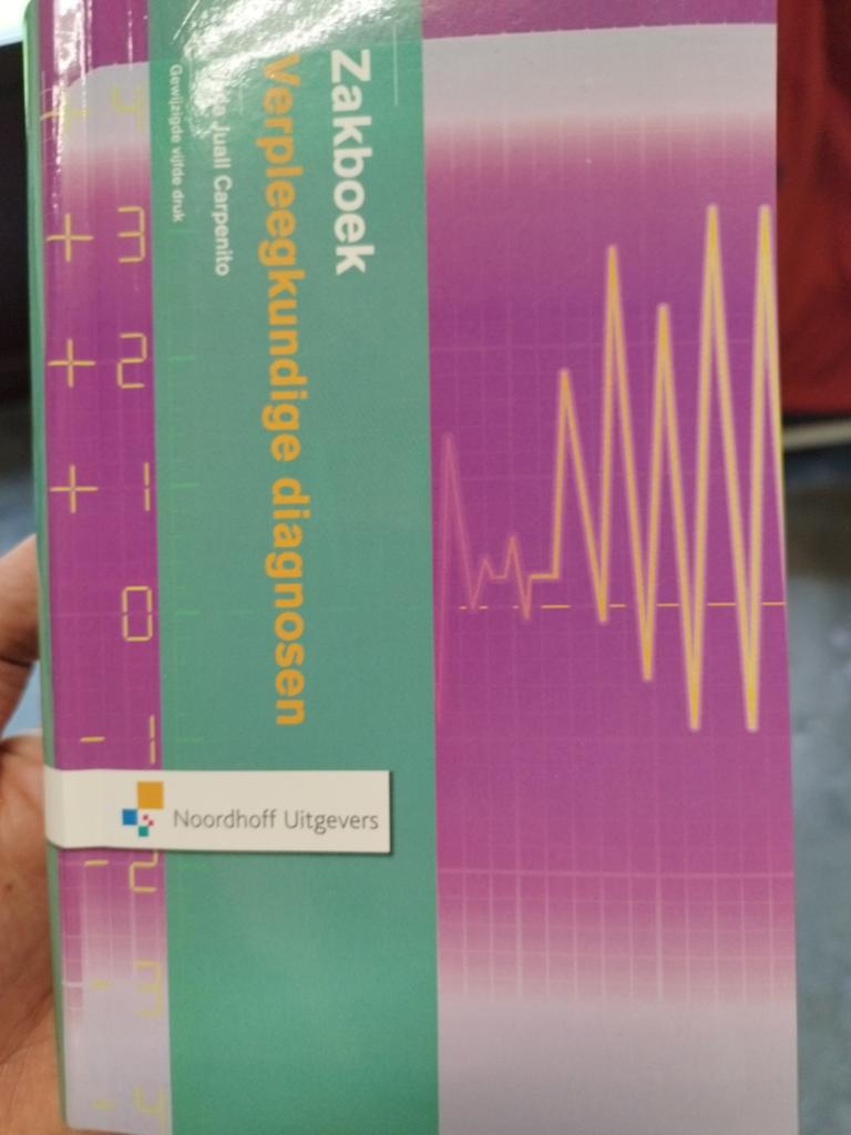 Lynda Juall Carpenito - Zakboek Verpleegkundige diagnosen, Ophalen of Verzenden, Lynda Juall Carpenito