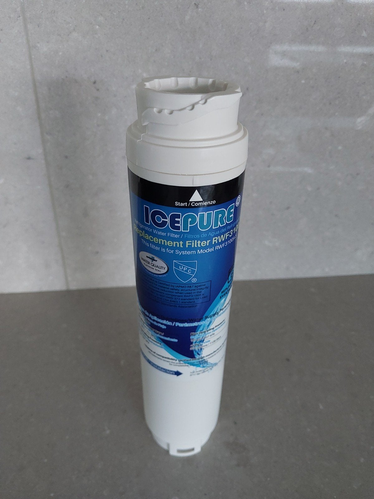 Nieuwe waterfilter, Ophalen