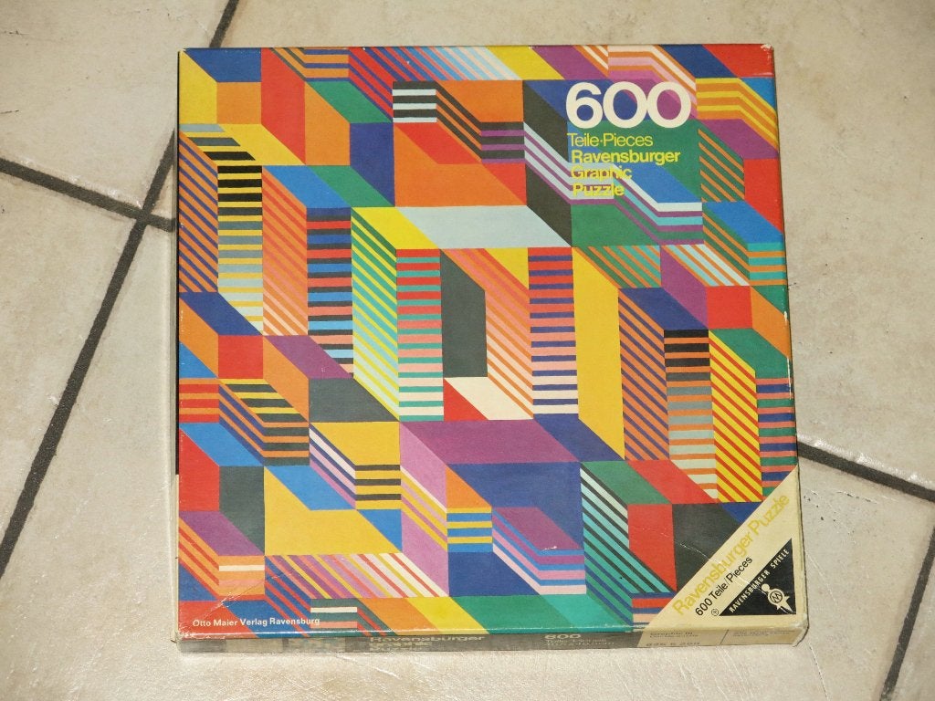 Een uitdagende vintage Ravensburger puzzel 600st, Ophalen, 500 t/m 1500 stukjes, Gebruikt, Legpuzzel