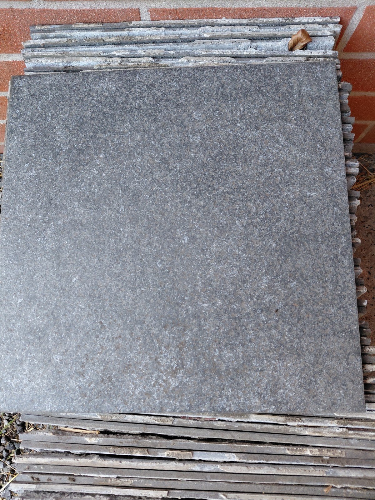 tegels 44.5x44.5 arduin look. terras . tuinhuis., Enlèvement, Utilisé, Céramique, Carrelage de sol